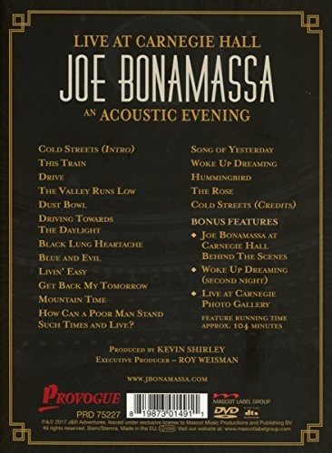 Live At Carnegie Hall - An Acoustic Evening