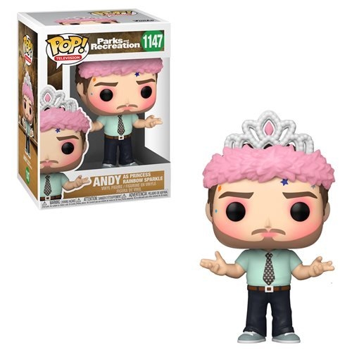 FUNKO POP TV: PARKS & REC - ANDY AS PRINCESS RAINBOW SPARKLE