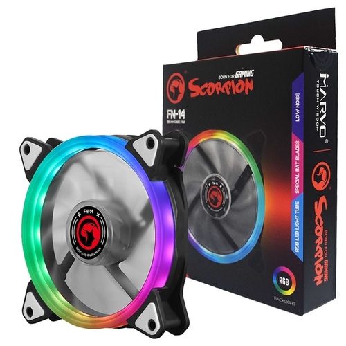 MARVO FN-14 LED FAN RGB