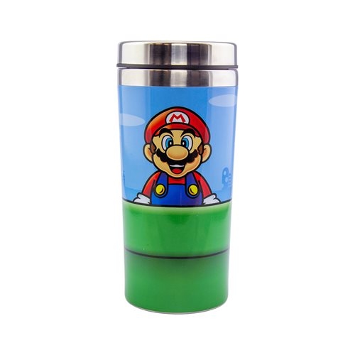 PALADONE Super Mario warp pipe travel mug