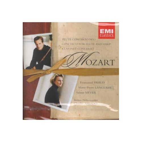 MOZART: FLUTE CONCERTO NO. 1/CONCERTO FOR FLUTE AND HARP/CLARINET CONCERTO