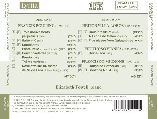 French and Brazilian Piano Music