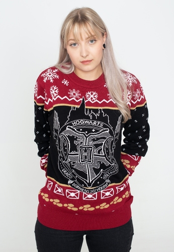 DIFUZED HARRY POTTER - MEN'S CHRISTMAS JUMPER - L