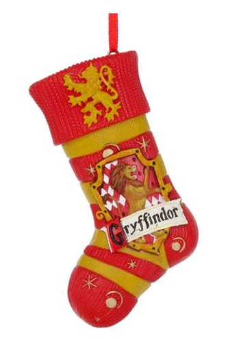 NEMESIS NOW HARRY POTTER GRYFFINDOR STOCKING HANGING ORNAMENT