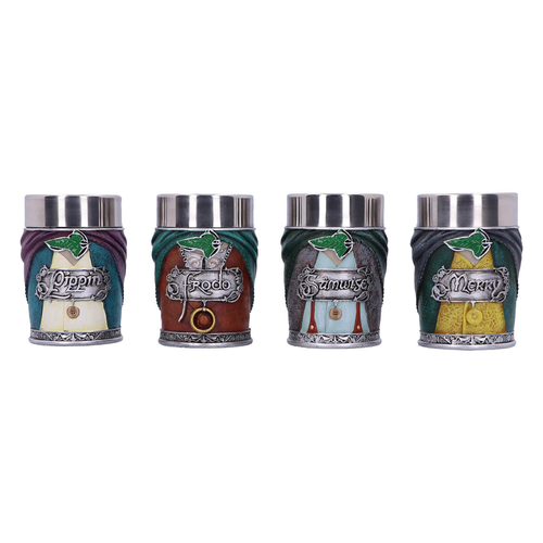 NEMESIS NOW LORD OF THE RINGS HOBBIT SHOT GLASS SET