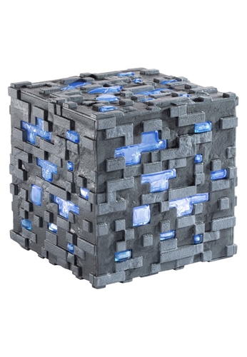 NOBLE COLLECTION Minecraft Illuminating Diamond Ore Replica