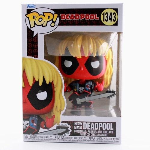 FUNKO POP MARVEL: DEADPOOL - METAL BAND