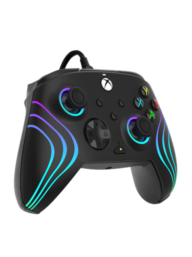 PDP XBOX WIRED CONTROLLER AFTERGLOW WAVE