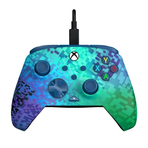 PDP XBOX WIRED CONTROLLER REMATCH - GLITCH GREEN