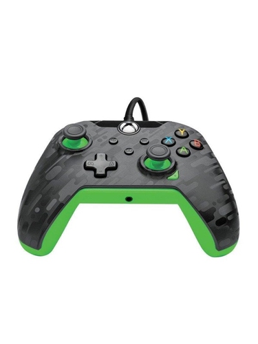 PDP XBOX WIRED CONTROLLER CARBON - NEON (GREEN)