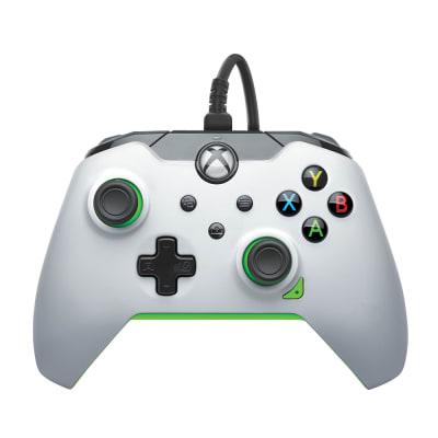 PDP XBOX WIRED CONTROLLER WHITE - NEON (GREEN)