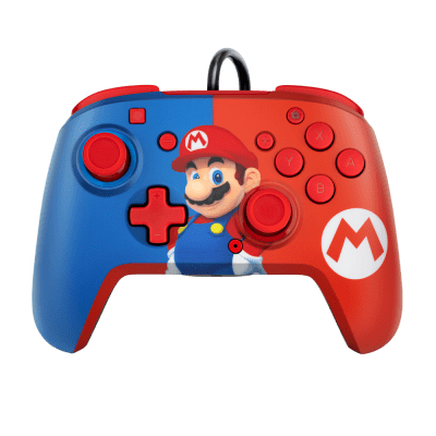 PDP NINTENDO SWITCH FACEOFF DELUXE CONTROLLER + AUDIO - MARIO