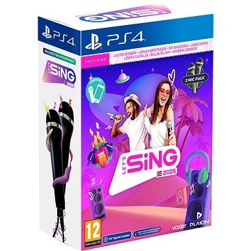 Let's Sing 2025 - Double Mic Bundle (Playstation 4)