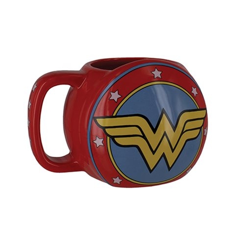 PALADONE DC COMICS WONDER WOMAN SHIELD 3D MUG