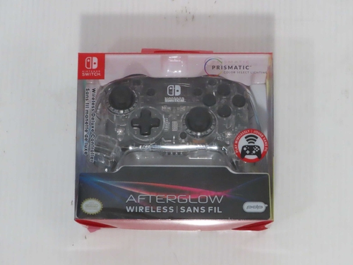PDP NINTENDO SWITCH WIRELESS DELUXE CONTROLLER AFTERGLOW + CTRL NSW