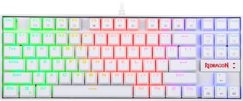 KEYBOARD - REDRAGON KUMARA K552-2 RGB MECHANICAL WHITE