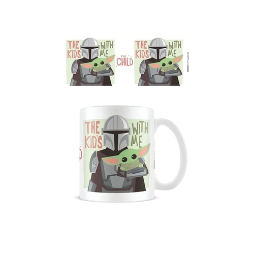 PYRAMID THE MANDALORIAN 2 (THE KIDS WITH ME) MUG