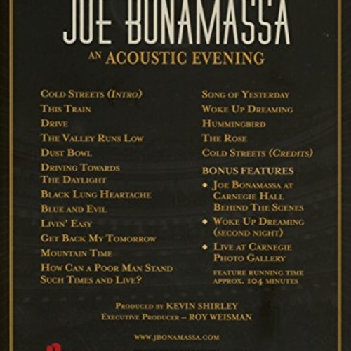 Live At Carnegie Hall - An Acoustic Evening