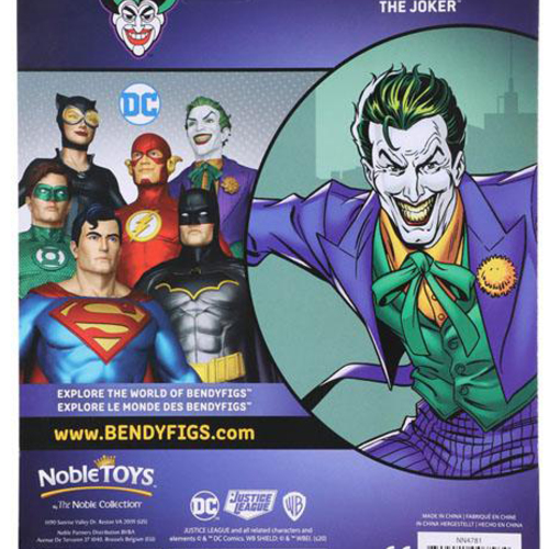 NOBLE COLLECTION Bendyfigs DC Batman (Comic) The Joker Figurine