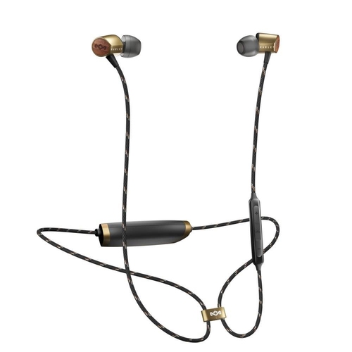HOUSE OF MARLEY UPLIFT BLUETOOTH BRASS IN-EAR HEADPHONES